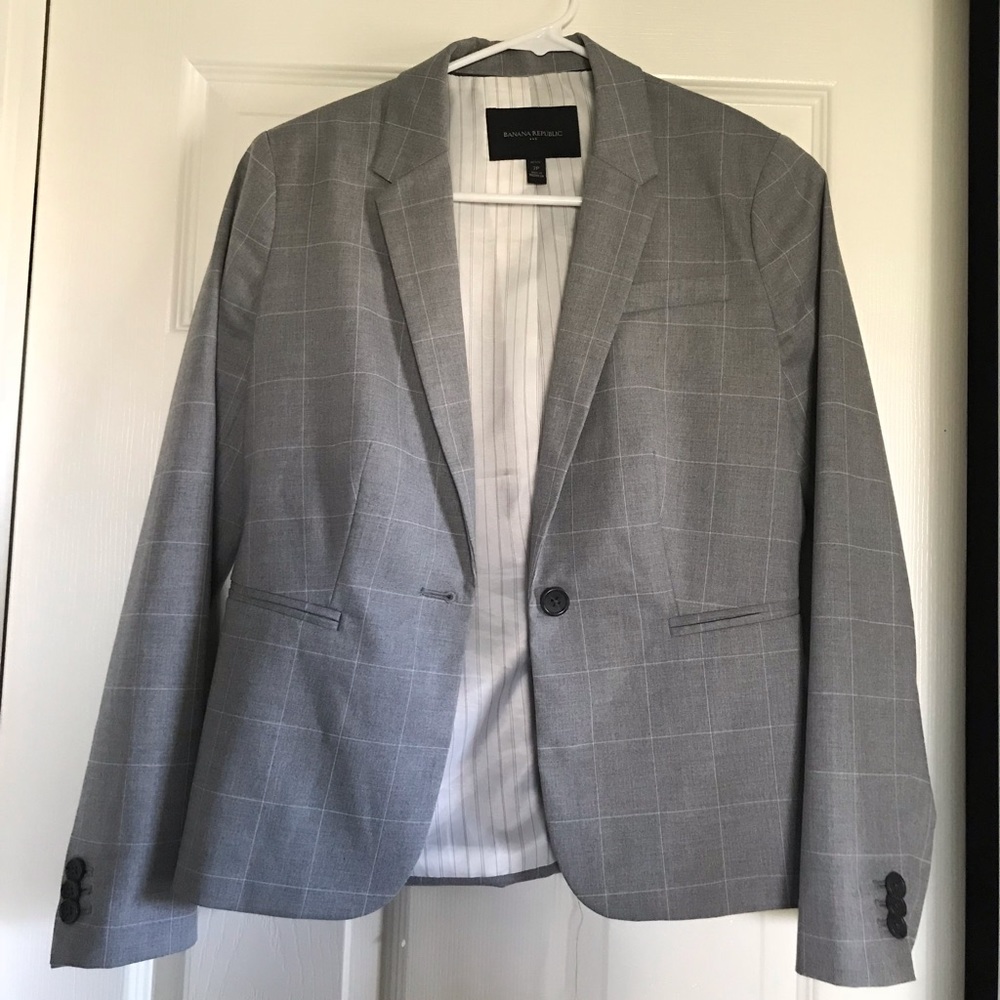 Banana Republic Grey Blazer